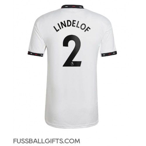 Manchester United Victor Lindelof #2 Fußballbekleidung Auswärtstrikot 2022-23 Kurzarm
